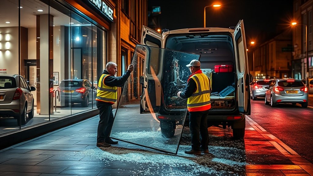 Emergency Glazing Lampton