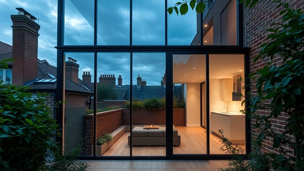 Glass Extension Walls Hounslow